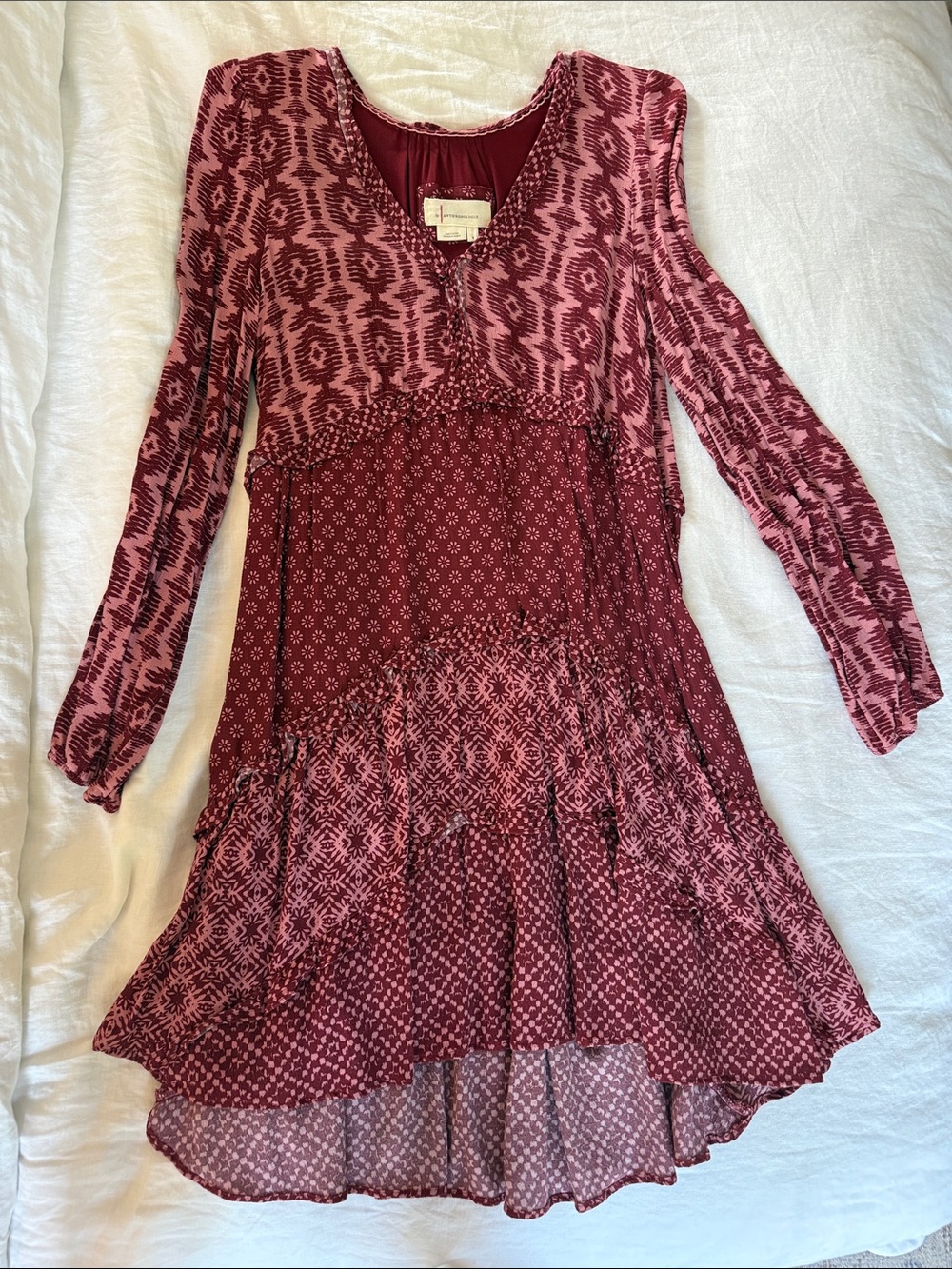 Anthropologie Long-Sleeved Dress